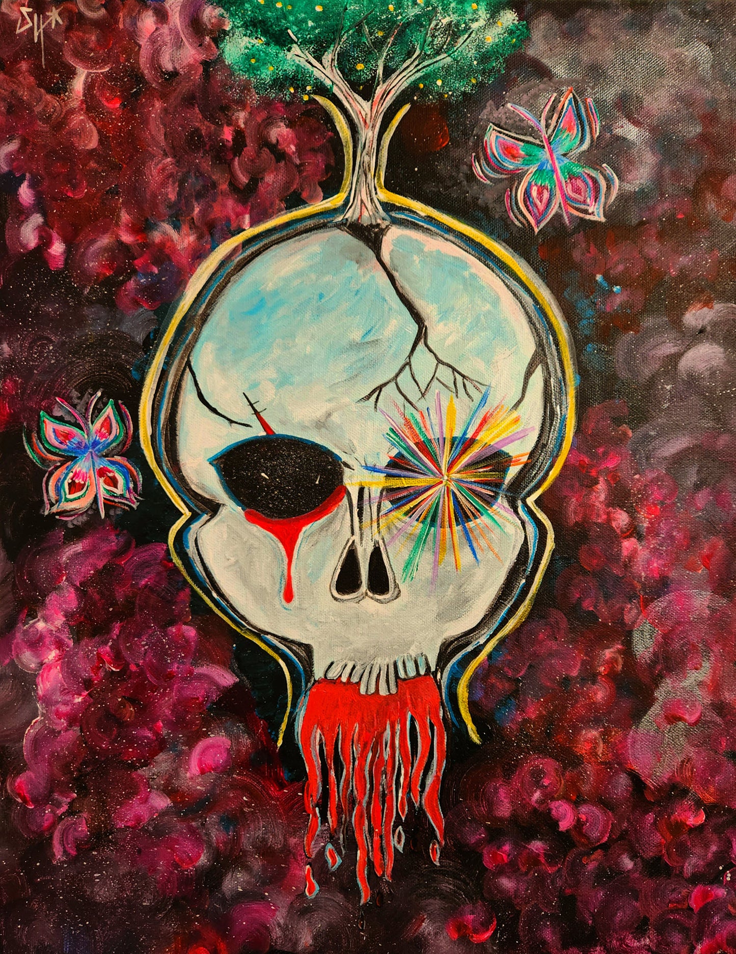 Skull of Knowledge - ORIGINAL ART
