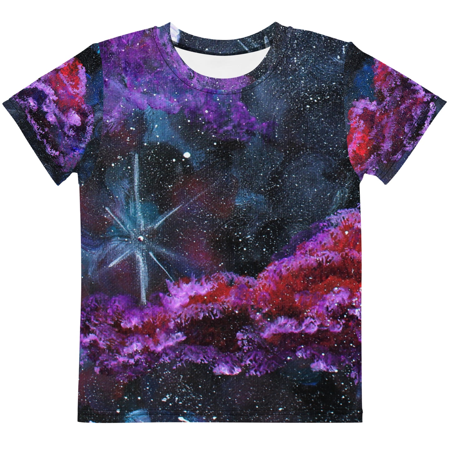 Mouse in Space - Kids Unisex Crew Neck T-Shirt
