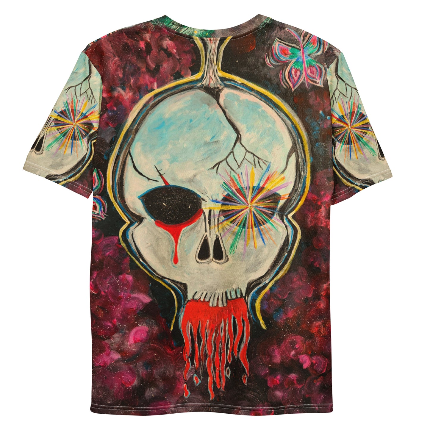Skull of Knowledge - Men's Crew Neck T-Shirt