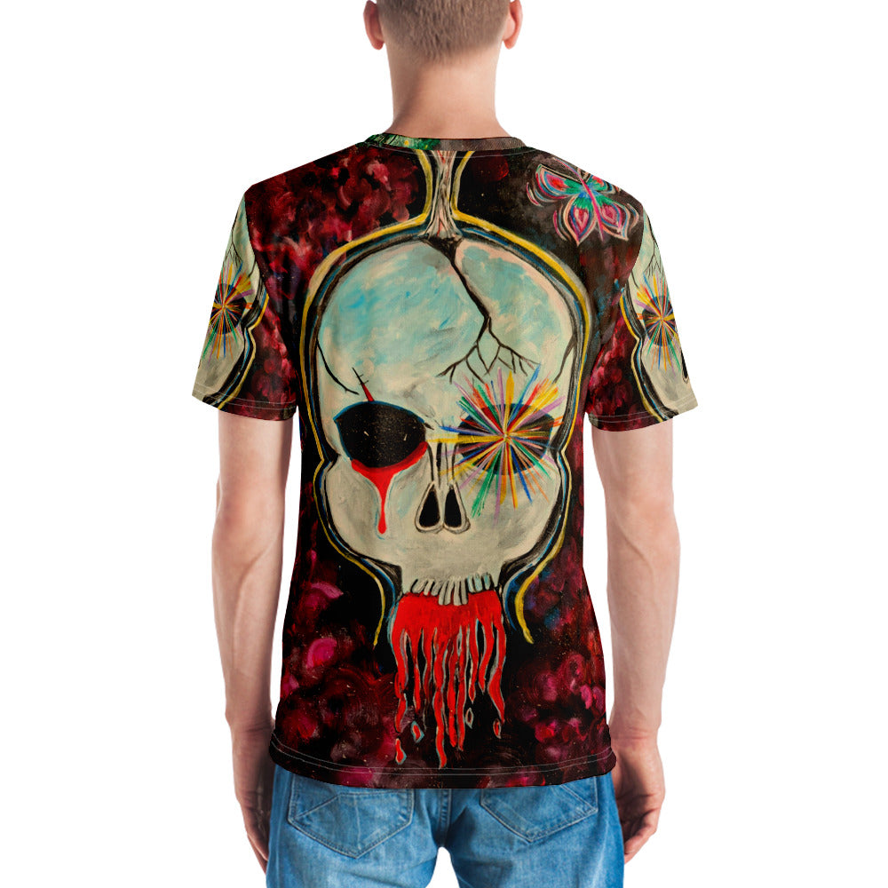 Skull of Knowledge - Men's Crew Neck T-Shirt