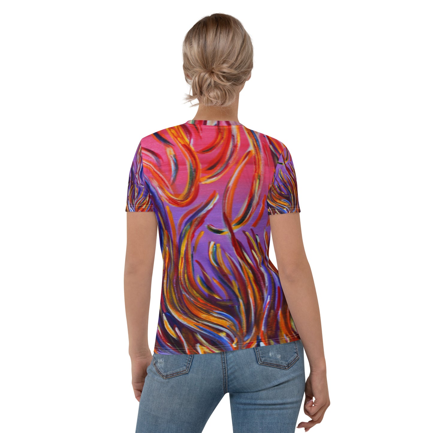 Goddess of Fire - Women's Crew Neck T-Shirt