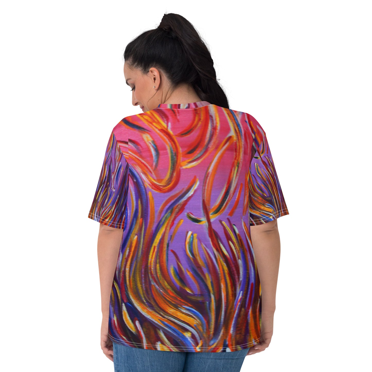 Goddess of Fire - Women's Crew Neck T-Shirt