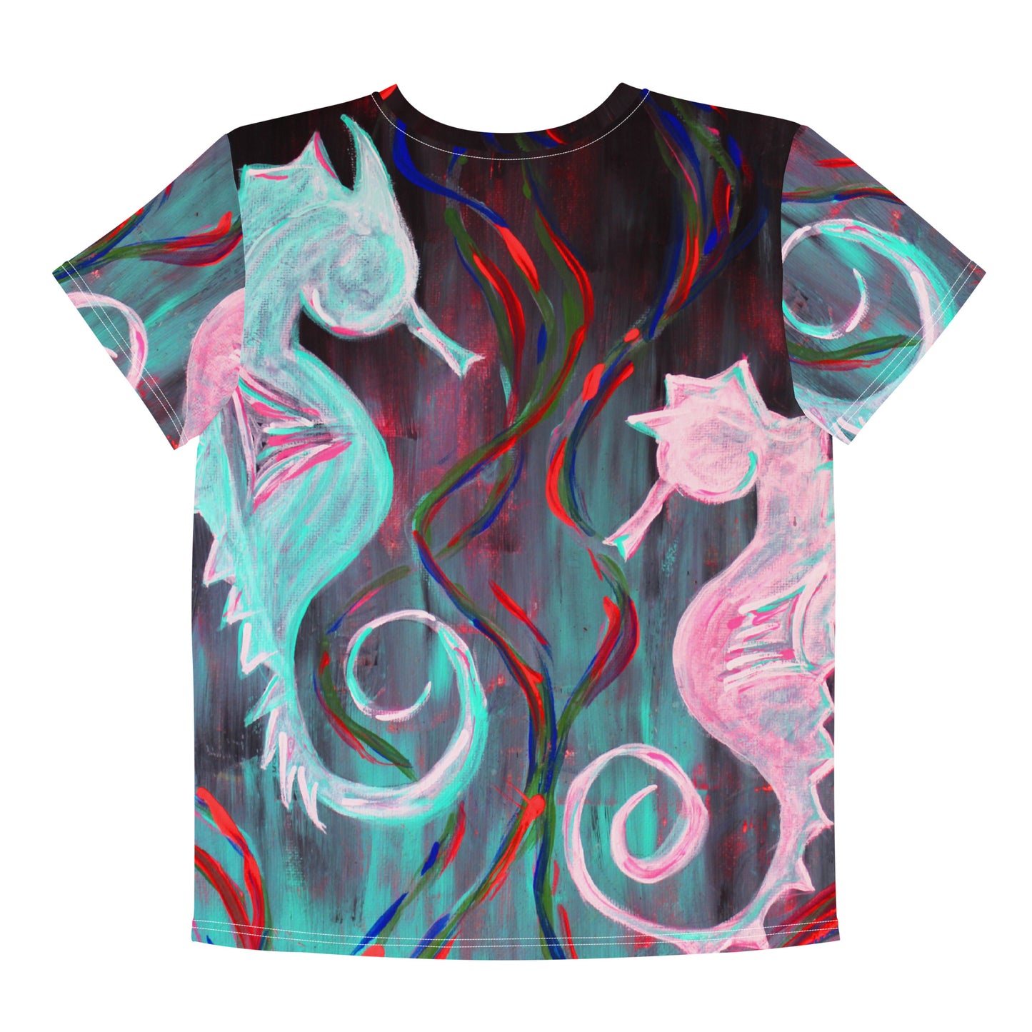 Sea Horses - Youth Unisex Crew Neck T-Shirt