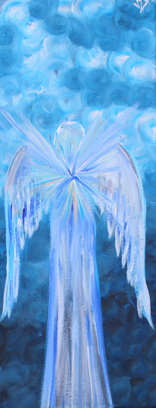 Guardian Angel Blue - ORIGINAL ART