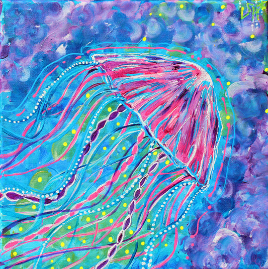 Jelly Fishing - ORIGINAL ART
