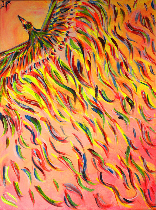 Flying Phoenix - ORIGINAL ART