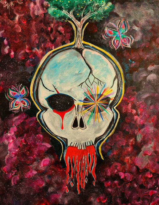 Skull of Knowledge - ORIGINAL ART