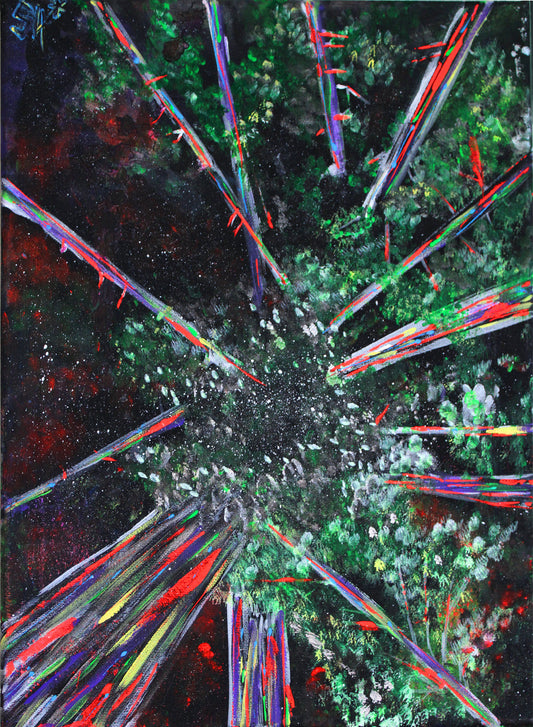 Psychedelic Trees - ORIGINAL ART
