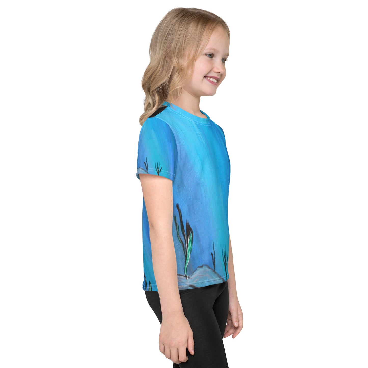 Cave Shark - Kids Unisex Crew Neck T-Shirt