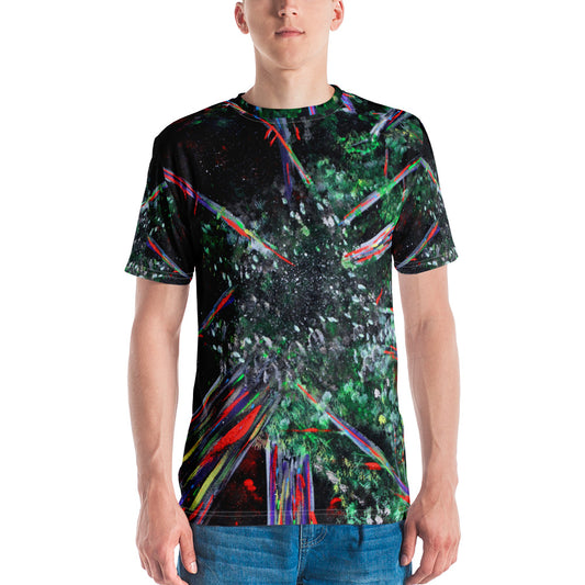 Psychedelic Trees - Men's Crew Neck T-Shirt