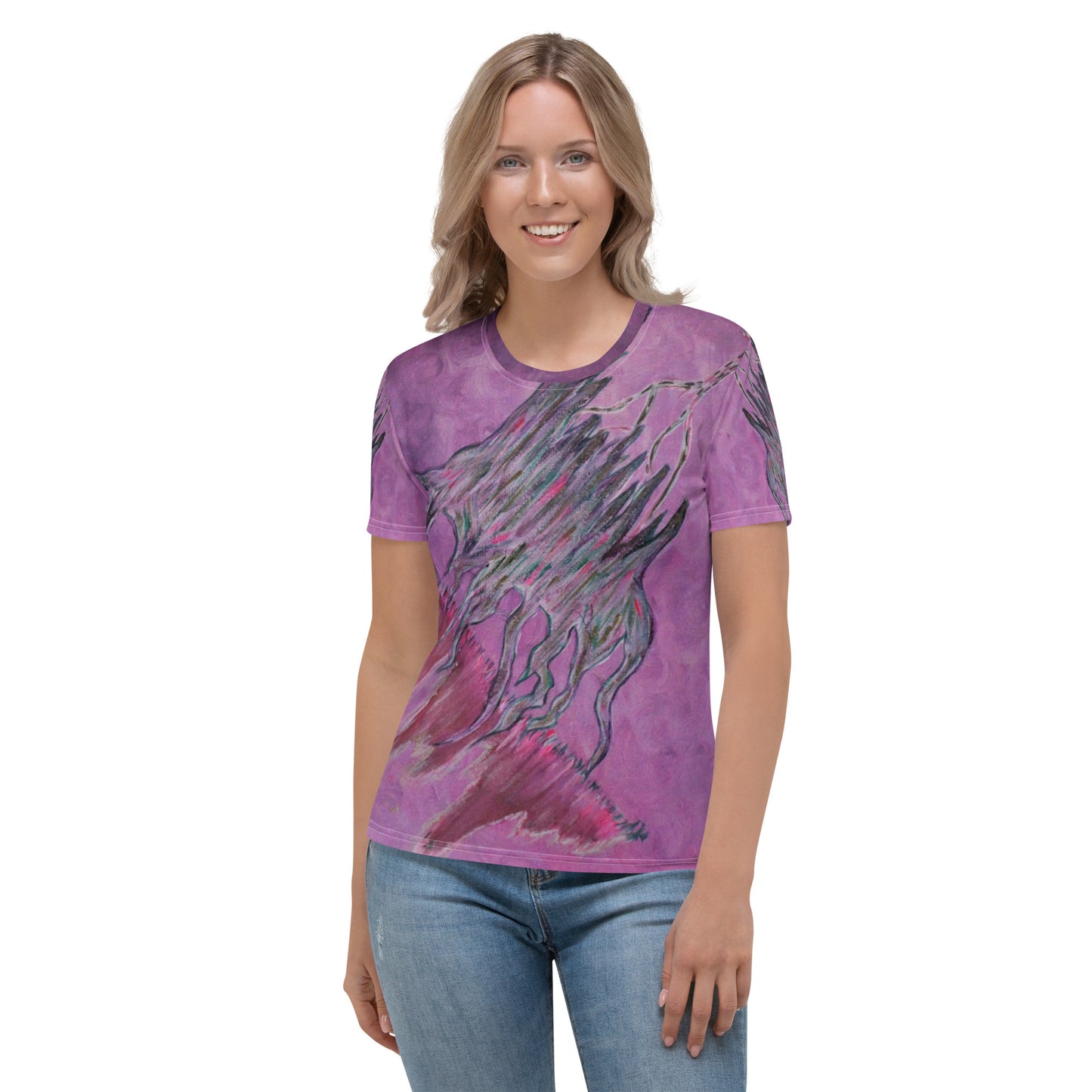 Crown Chakra - Women's Crew Neck T-Shirt