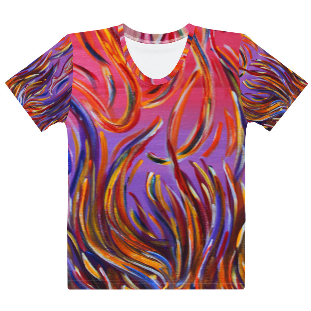 Goddess of Fire - Women's Crew Neck T-Shirt