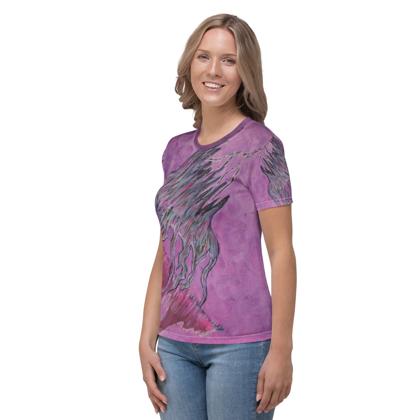 Crown Chakra - Women's Crew Neck T-Shirt