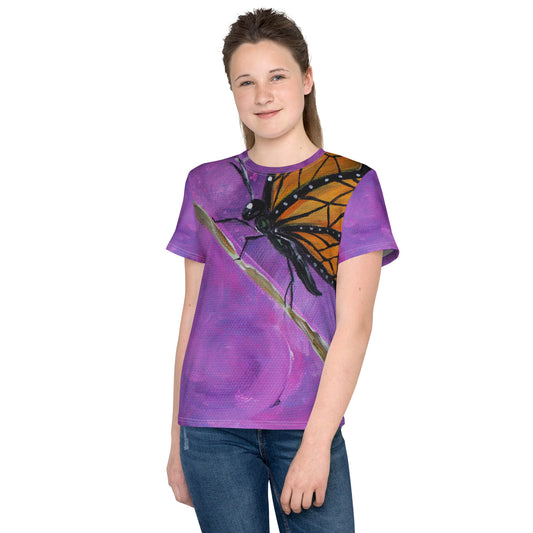 Future Self Butterfly - Youth Unisex Crew Neck T-Shirt